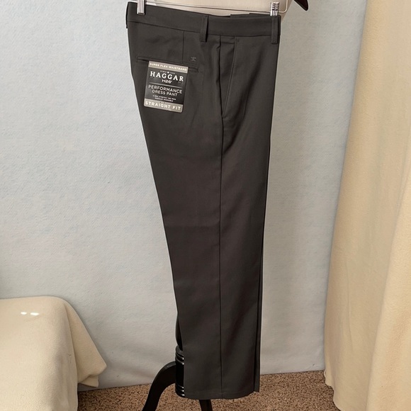 Haggar Other - Gray Haggar Straight Fit Dress Pants